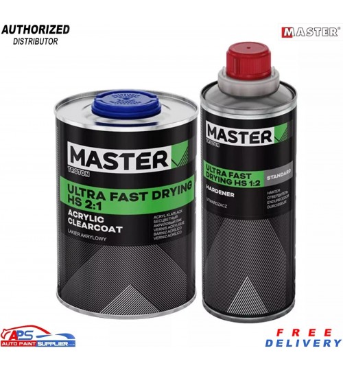 Troton HS 2:1 Ultra Fast Acrylic Clearcoat & Hardener Kit 750ml
